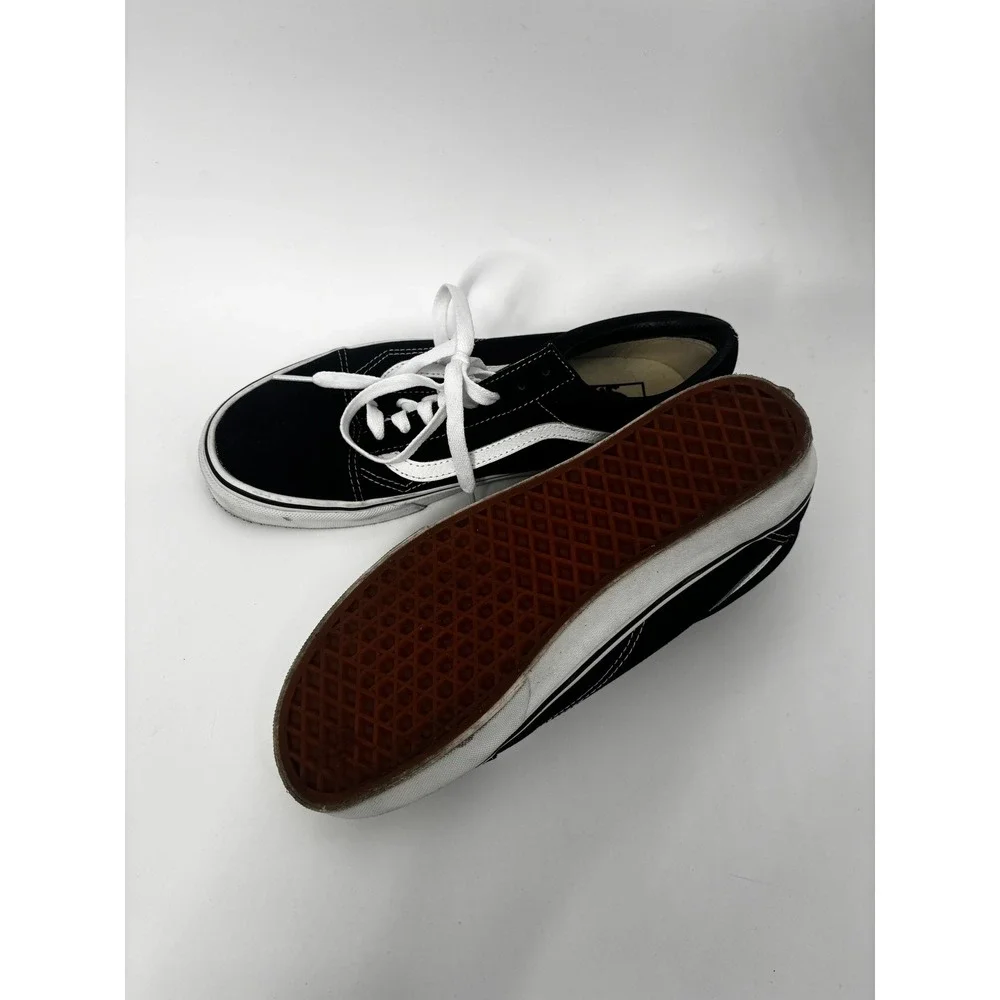 Vans Old Skool Black White‎ Sneakers Mens 8.5 Womens 10 Low Top 🔥SALE🔥